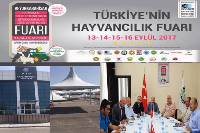 Afyonkarahisar Hayvancılık, Süt ve Et Teknolojileri, Çiftlik Ekipmanları ve Canlı Hayvan Irkları Fuarı Yapılıyor