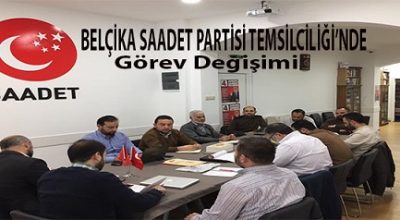 Belçika Saadet Partisi Temsilciliği’nde Hasan Yavuz Uzun, başkanlık görevini Besim Özışık’tan devraldı.