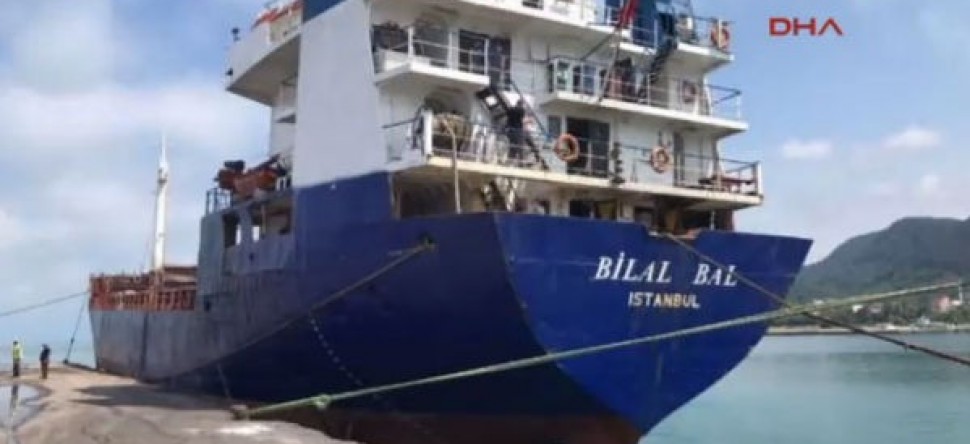 Şile açıklarında yük gemisi battı