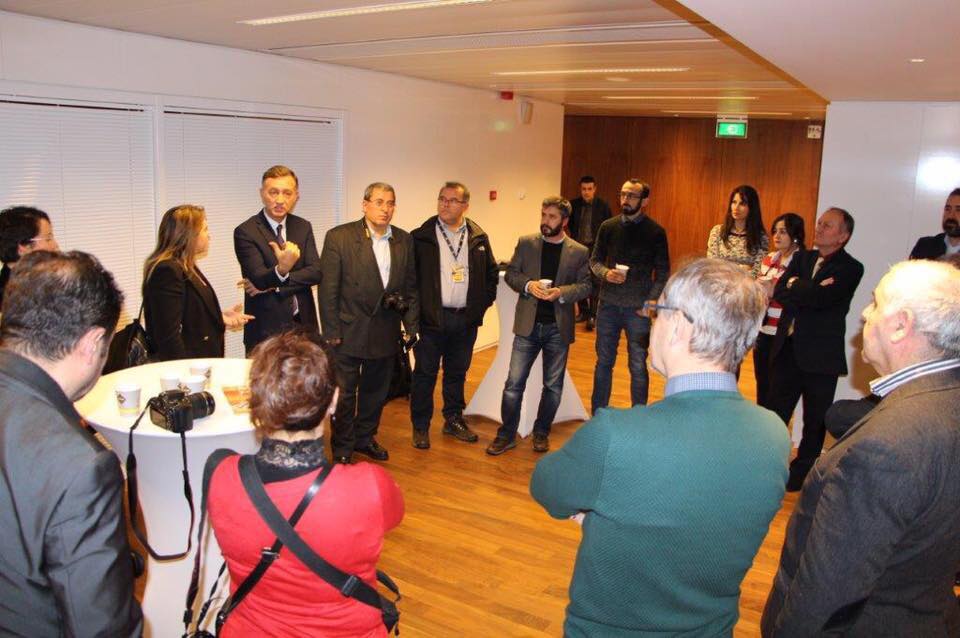 T.C. Brüksel Büyükelçisi Levent Gümrükçü Türk Yerel Medyası İle Tanıştı…