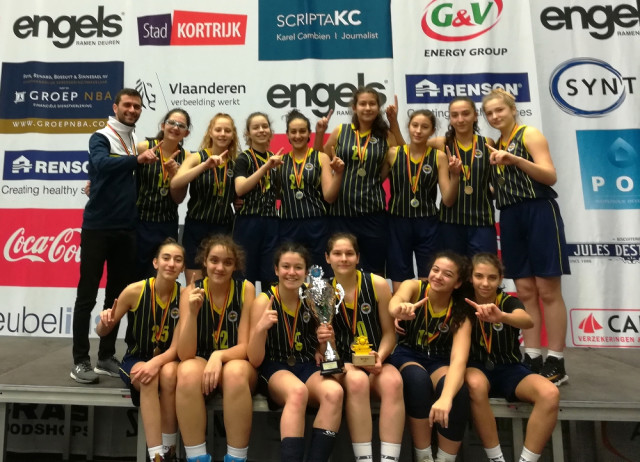 Fenerbahçe U14 Kız Basketbol Takımı, Belçika&rsquo;da Şampiyon