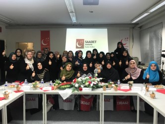 Saadet Avrupa Kadın Kolları Stuttgart Bölge Temsilciler Toplantısına ilgi Buyuktu