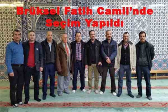Brüksel Fatih Camii Derneği Yeni Yönetimini Seçti…