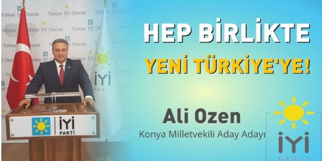 ‘BELÇİKA İYİ PARTİ GÖNÜLLER HAREKETİ’NİN BAŞINA ALİ ÖZEN GETİRİLDİ