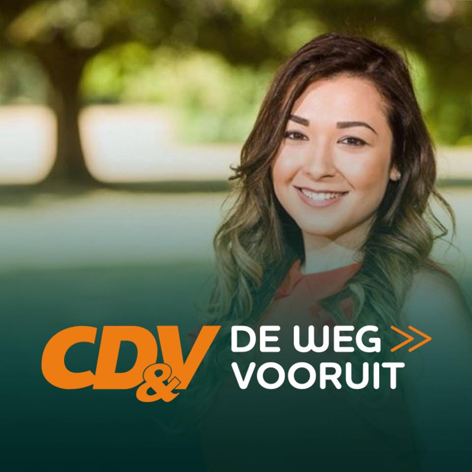 Genç siyasetçi Eda Öztürk CD&V Gençlik Kollari Başkanı seçildi.