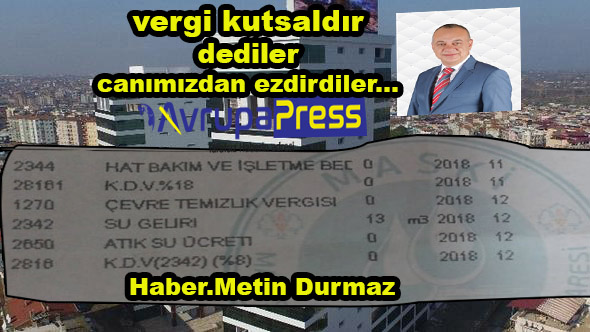 ​Manisa Büyükşehir Belediyesi Su Vergilerini 3&rsquo;çe Katladı….