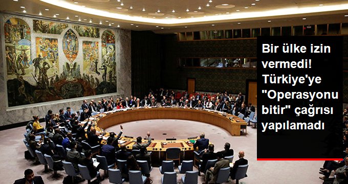 BMGK&rsquo;nın Barış Pınarı Harekatı&rsquo;nı durdurma çağrısı Rusya izin vermedi