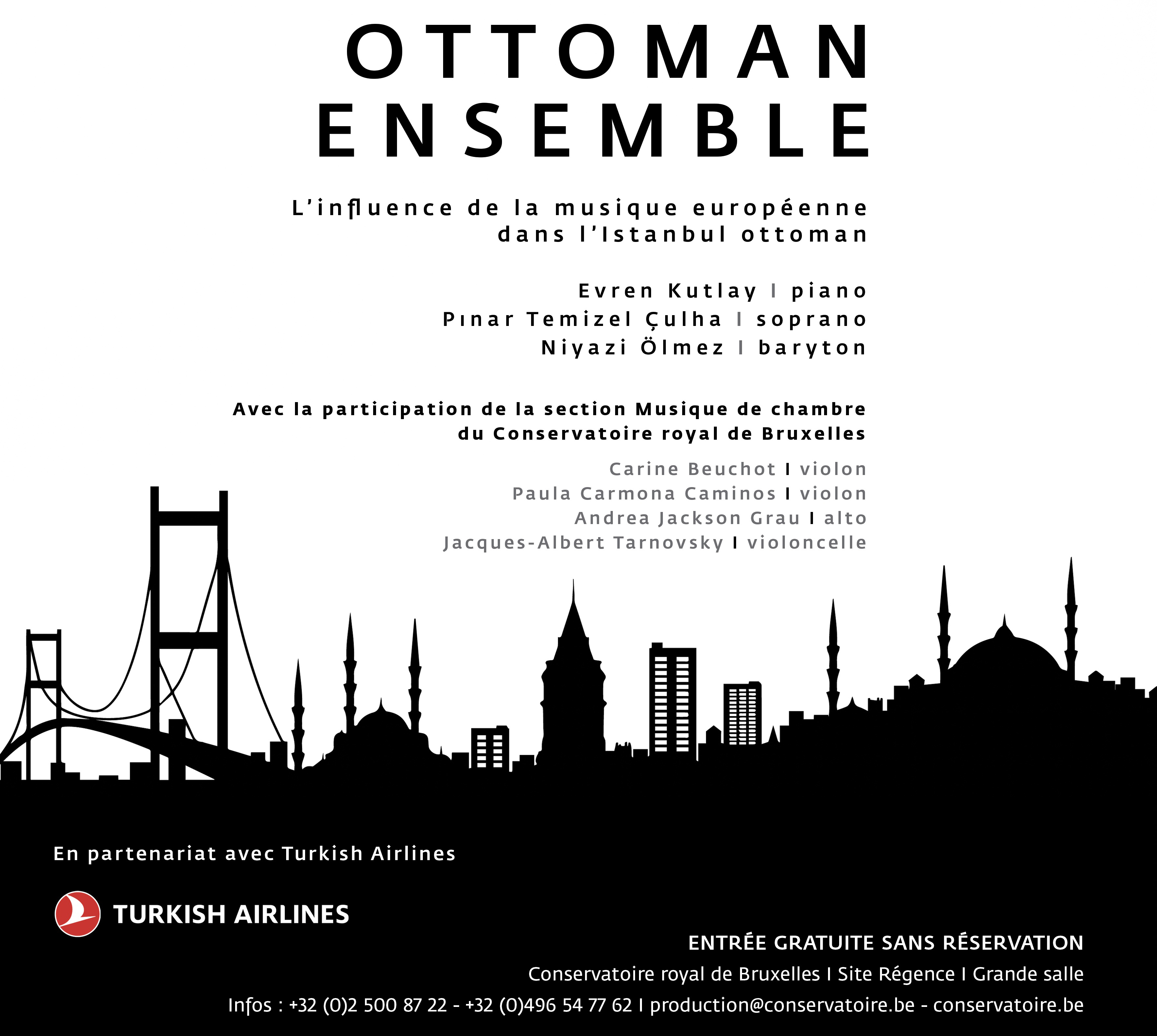 “Otoman Ensemle” Müzik Grubu Brüksel’de bu akşam konser veriyor..