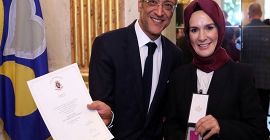 Mahinur Özdemir&rsquo;e Belçika&rsquo;dan Kraliyet Nişanı verildi.