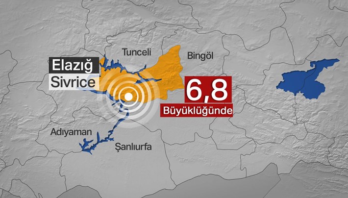 Elazığ&rsquo;da 6,8 büyüklüğünde deprem meydana geldi: 15 kişi hayatını kaybetti