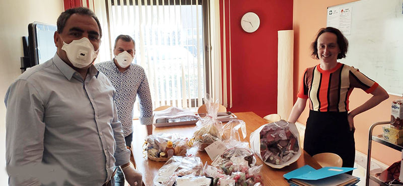 Gent şehrinde Gentli Türklerin her alanda birlikte yardıma koştular