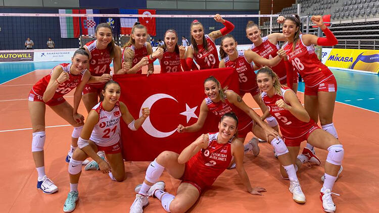 Türkiye 19 Yaş Altı Kız Voleybol Milli Takımı, Avrupa şampiyonu oldu!
