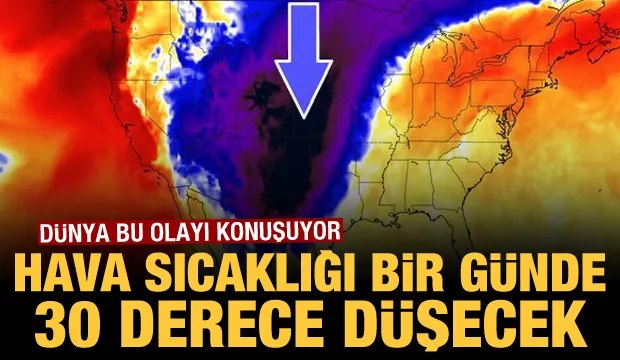 Dünya Nefesini Tuttu, Sonucunu Bekliyor: Hava Sıcaklığı Bir Günde 40 Derece Düşecek
