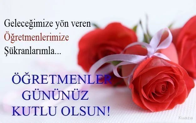 24 Kasım Öğretmenler Günü Kutlu Olsun