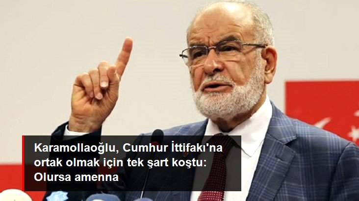 Temel Karamollaoğlu, Cumhur İttifakı&rsquo;na ortak olmak için tek şart koştu