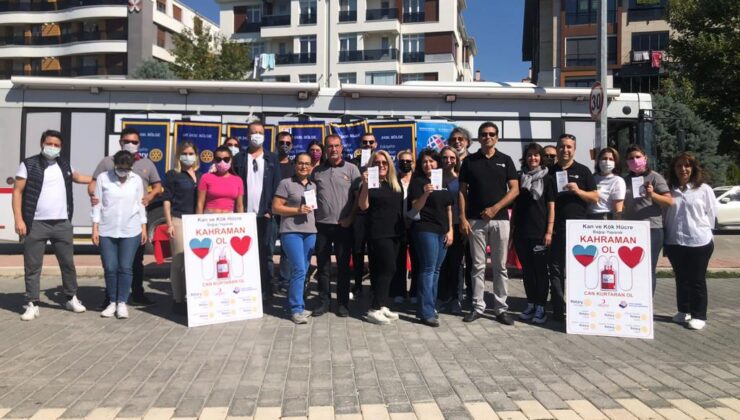 Eskişehir’de Rotary Kulübleri, Türk Kızılay’ı ile birlikte ‘kan ve kök bağışı’ etkinliği düzenlediler