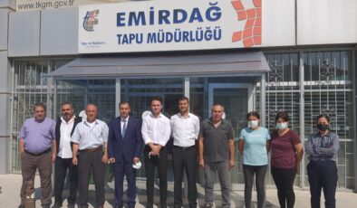 Emirdağ Tapu müdürlüğü son 10 ayda, 8 bin 486 tapu taramasının işlemini yaptı