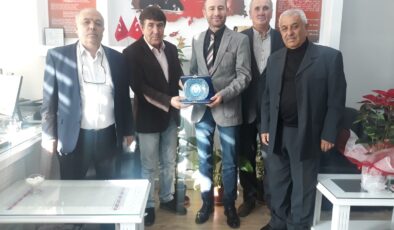 Eskişehir Kızılelma Turan Derneği’nden Odunpazarı Halk Eğitim Merkez Müdürü’ne ‘Hayırlı olsun’ ziyareti
