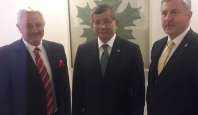 Avrupa Platformu Başkanı Sebahattin Tetik Ankara temaslarinda Ahmet Davutoğlu ile görüştü