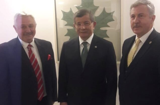 Avrupa Platformu Başkanı Sebahattin Tetik Ankara temaslarinda Ahmet Davutoğlu ile görüştü