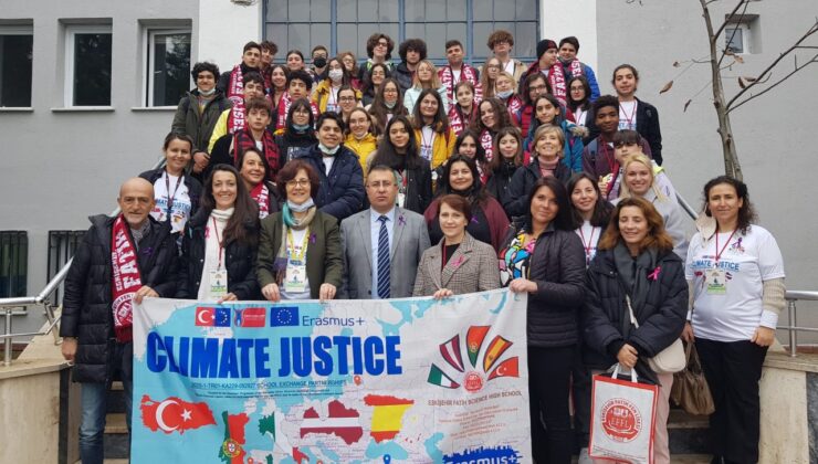Eskişehir Fatih Fen Lisesi öğrencilerinin ‘Erasmus+ Okul ortaklığı’ projesi yoğun ilgi gördü