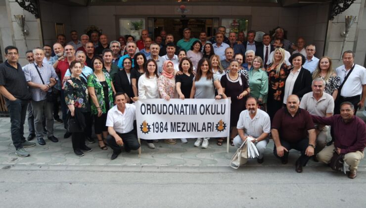 Ordudonatım Okulu 1984 mezunları Eskişehir&rsquo;e hayran kaldılar