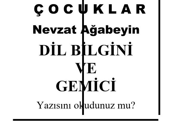 DİL BİLGİNİ VE GEMİCİ