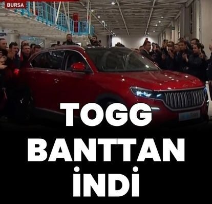 Togg fabrikasındaki ilk araç banttan indi Türkiye için tarihi gün!