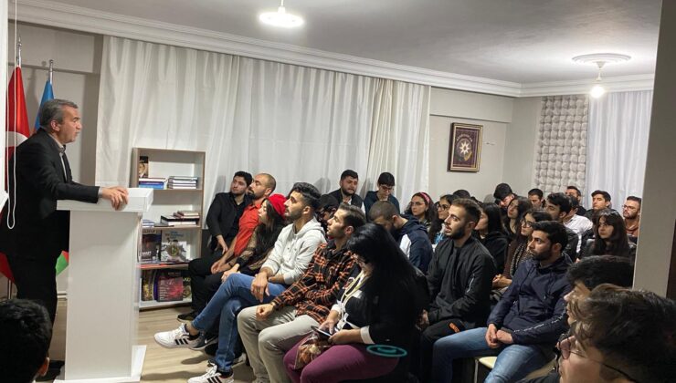 Eskişehir’de ‘Azerbaycan&rsquo;da Bağımsızlık Süreci’ konferans yoğun ilgi gördü