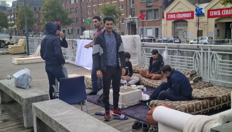 Belçika’da sığınmacı krizi: Brüksel sokakları doldu taştı