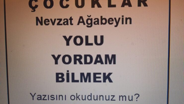 YOLU YORDAM BİLMEK
