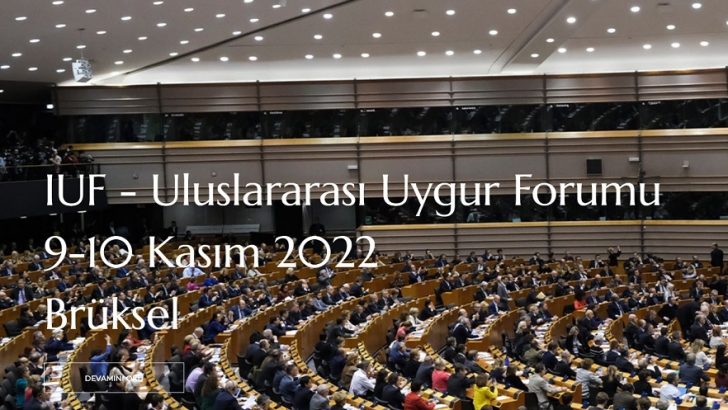 Brüksel’de Uluslararası Uygur Forumu yapılacak