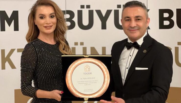 TÜGEM’DEN YEŞİM ERYILMAZ’A ÖDÜL