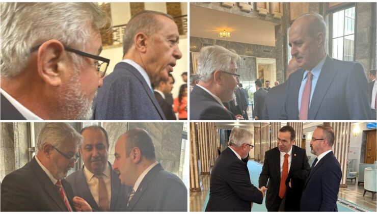 Avrupa Birliği Türkleri Kültür ve Dayanışma Platformu Başkanı Sabahattin Tetik ve Platform üyeleri TBMM’de Adalet ve Kalkınma Partisi Grup Toplantısına katıldı.