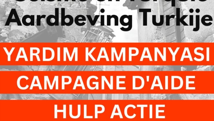 CHP Belçika Birliği olarak bir yardım kampanyası başlatıyor