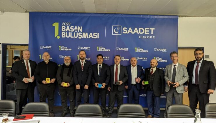 Saadet Avrupa’dan 1. Basın Buluşması