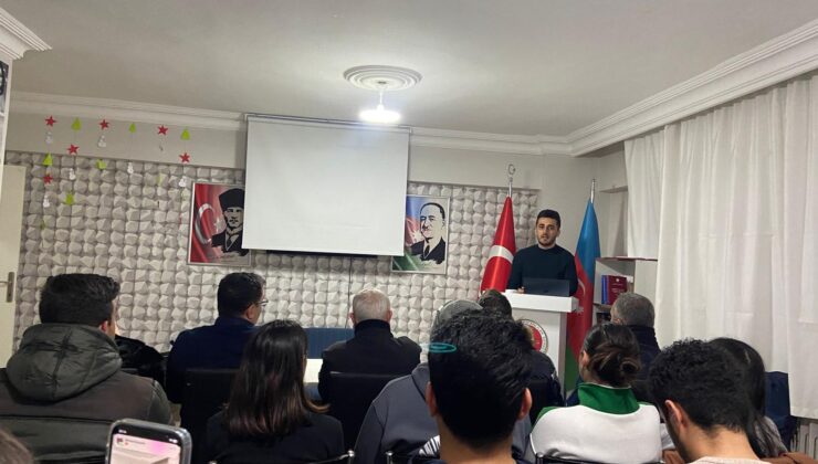 Eskişehir’deki Azerbaycanlılar ‘31 Mart Azerbaycan Türklerinin Soykırım Günü’nü andı