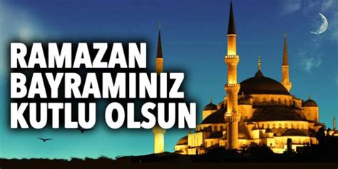 Ramazan Bayramınız kutlu olsun