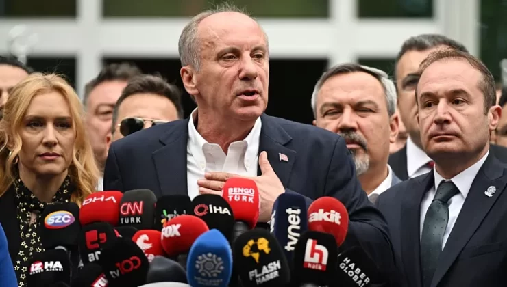 Cumhurbaşkanı adayı Muharrem İnce adaylıktan çekildi