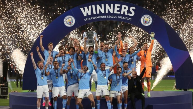 Manchester City Avrupa  şampiyon oldu