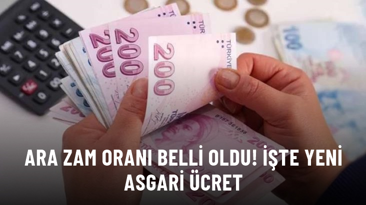 Türkiye&rsquo;de asgari ücret 11.402 TL oldu….