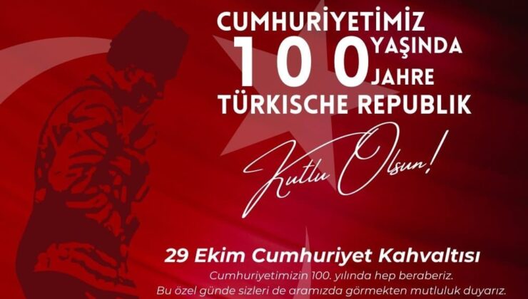 Almanya&rsquo;daki En Büyük Türk Etkinliği: 1000 Kişilik 29 Ekim Cumhuriyet Kahvaltısı Organizasyonu
