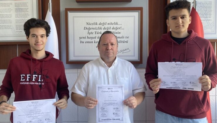 Eskişehir Fatih Fen Lisesi ‘Uluslararası Buluş Yarışması’nda Dünya Birincisi’