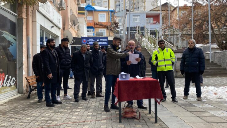 Erzincan’da maden işçilerinin isyanı….