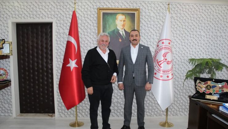 Avrupa Platform Baskani Sebahattin Tetik&rsquo;den Yunak Kaymakamı Özgür Pehlivan’a Ziyaret