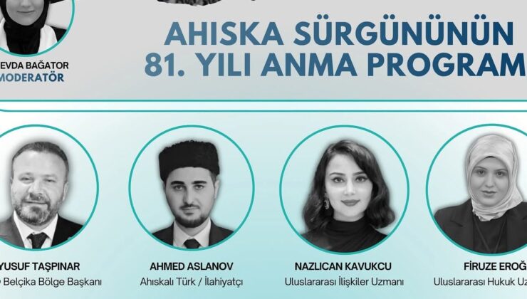 Belçika Uluslararası Demokratlar Birliği (UID) Ahıska Sürgününün 81. Yılı Anma Günü düzenliyor
