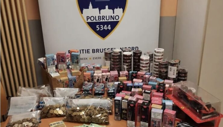 *Belçika’da Marketlere Polis Baskını: Binlerce Euro Nakit ve Yasa Dışı Ürünler Ele Geçirildi*