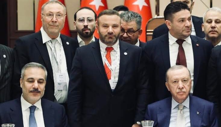 Belcika UID Baskani Yusuf Taşpınar ve Uluslararası Demokratlar Birliği yönetimi Cumhurbaşkanlığı Külliyesine davet edildi