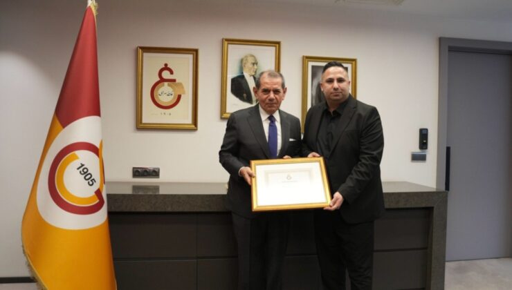 HorecaDepot Yönetim Kurulu Başkanı Tanrıkulu’na Galatasaray’dan Teşekkür Beratı