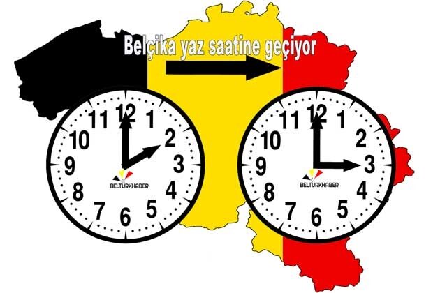 BELÇİKA&rsquo;DA YAZ SAAT UYGULAMASI BU CUMARTESİ GECESİ BAŞLIYOR